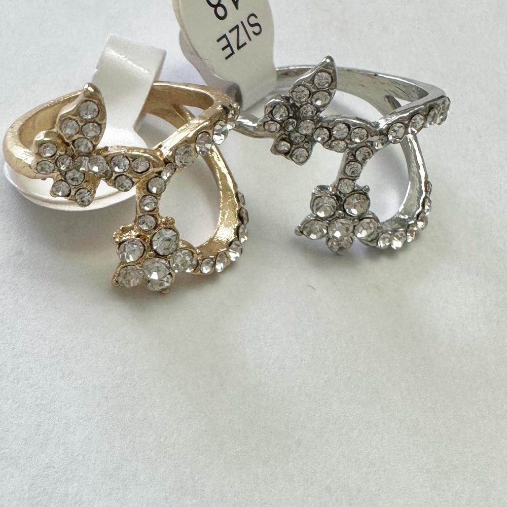 Women’s Butterfly Flower Ring